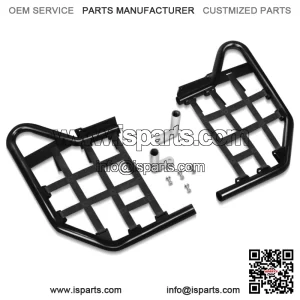 Nerf Bars For Yamaha 700 YFM 700 YFM700R Black W/ Black Net (For: More than one vehicle)