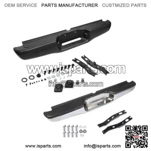 Fit For 1995-2004 Toyota Tacoma Truck Complete Steel Rear Step Bumper Assembly