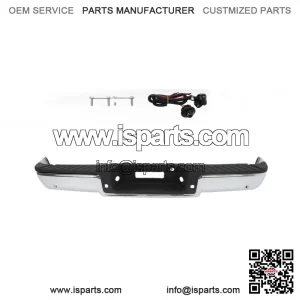 Chrome Complete Rear Bumper Assembly For 2006-2008 Ford F150 w/ Park Assist