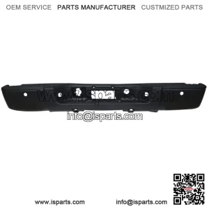 Black Rear Bumper Assembly For 2007-2013 Chevy Silverado 1500 w/Sensor Holes