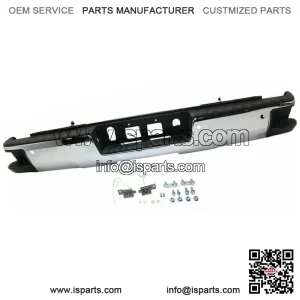 Chrome Rear Bumper Assembly For 2014 -2018 Chevy Silverado Sierra 1500 W/ Park