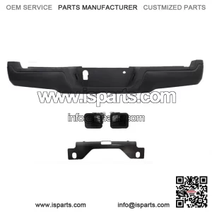 Rear Step Bumper Assembly For 17-22 Ford F-250 F-350 Super Duty W/o Sensor Holes