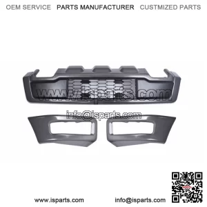 For 2018 2019 2020 Ford F-150 Gray Raptor Style Steel Front Bumper Assembly Kit