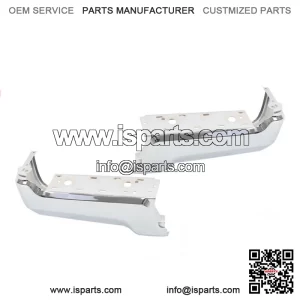 Chrome Pair Of Rear Bumper Face Bars For 2017-2022 Ford F250 F350 Super Duty