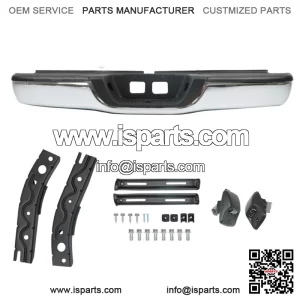 Chrome Steel Rear Step Bumper Complete Assembly For 2000-05 2006 Toyota Tundra