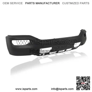 Black Steel Front Bumper Without Sensors Holes For 2016-2018 Sierra 1500 Painted