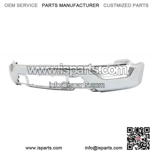 Steel Front Bumper Chrome W/o Sensor Holes For 2021-23 Ford F150 ML34-17757-F