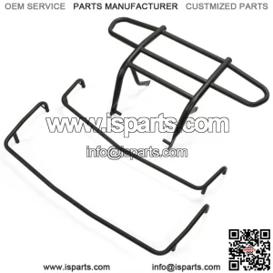 Front Bumper Brush Guard Protector & Racks For 2007-up Polaris Sportsman 90/110 (For: Polaris)