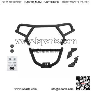 Front Brush Guard Bumper for Polaris RZR XP Turbo S (2018+) - Red (For: Polaris)