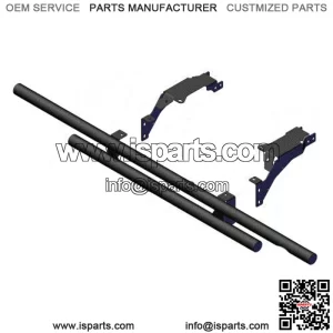 #102075 Polaris Full Size Ranger Rear Double Tube Bumper