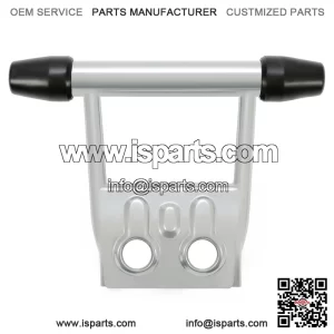 Yamaha Banshee 350/YFZ350 (1987-2006) Front Bumper Guard with Rubber End Caps - Silver