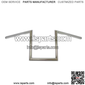 1" Traditional Z-Bar Handlebar 10" Chrome Harddrive 21-234