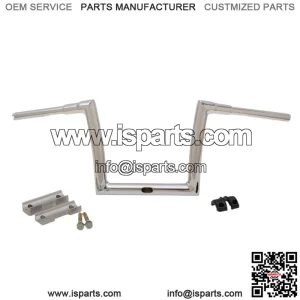 1-1/2" Touring Strip Handlebar 10" Rise Chrome 0601-5197