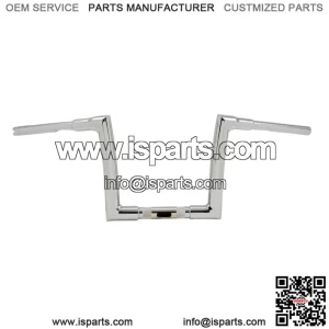 1-1/2" Strip Handlebar 10" Chrome 0601-5728