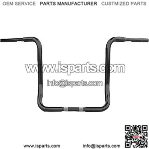 1-1/4 in. Twin Round Handlebars 1-1/4" Gloss Black LA-7325-16B