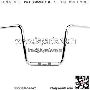 1-1/4 in. Twin Round Handlebars Chrome LA-7324-14C