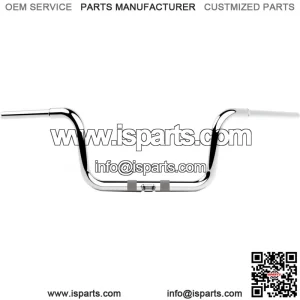 1-1/4 in. Twin Round Handlebars Chrome LA-7324-08C