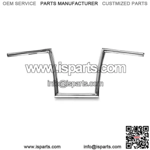 1 1/4" Strip Handlebars 12" Chrome 0601-2725