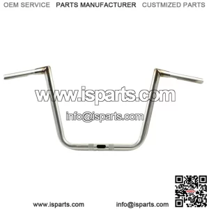 1-1/4" Twin Peaks Handlebar 13" Stainless LA-7312-63SS