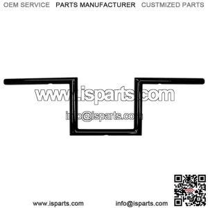 1" Old School Narow Handlebars 6" Black LA-7380-06B