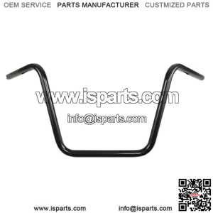 1in. Handlebar Black Buckhorn High Bend