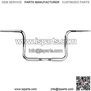 1-1/4 in. Twin Round Handlebars 1-1/4" Chrome LA-7325-10C