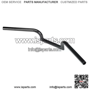 1" Handlebars slotted Black 6013-2016