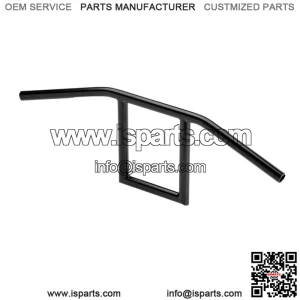 1" Handlebars slotted Black 6006-2016