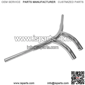 1 1/2in. T-Bar Handlebar Chrome Super Radius Bend