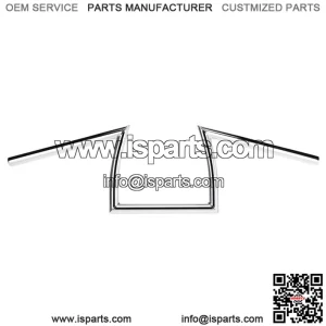 1" Handlebars Chrome HB-KXN-01-CP