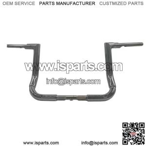 Inc. 1-1/2" EZ Install Flat Top Handlebar 12" Chrome 605012