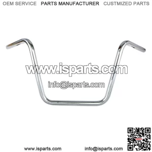 1in. Handlebar Chrome Buckhorn High Bend