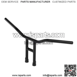 1" Handlebars slotted Black 6222-2016