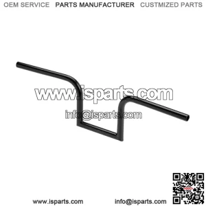 1" Handlebars slotted Black 6003-2016