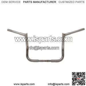 Inc. 1 1/4" EZ Install Pointed Top Handlebar Kits 10" Chrome 909110