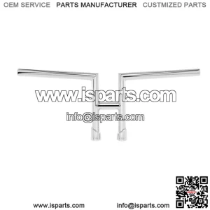 1" Handlebars Slotted Chrome 6202-1056