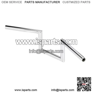 1" Handlebars Slotted Chrome 6010-1056