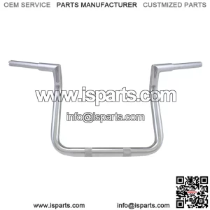 1-1/4" Twin Peak Challenger Handlebar 10" Chrome LA-7368-10