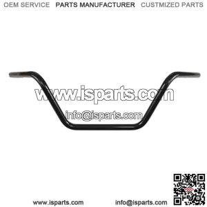 1in. Handlebar Black Buckorn Medium Bend