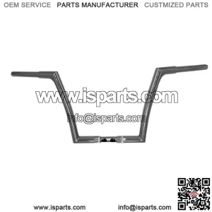 Inc. 1-1/4" EZ Install Flat Top Handlebar 12" Chrome 706012