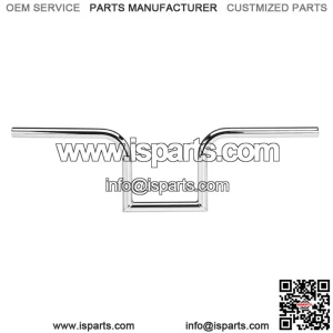 1" Handlebars Slotted Chrome 6003-1056