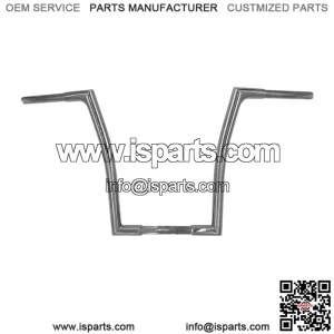 Inc. 1-1/4" EZ Install Flat Top Handlebar 16" Chrome 707016