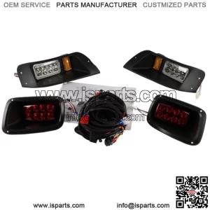 12V Golf Cart LED Light Kit Bright LED Headlight for EZGO TXT Models 1996-2013