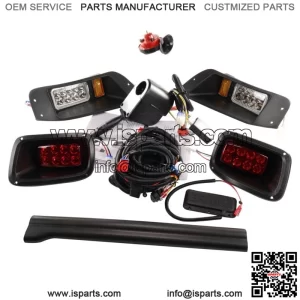 Golf Cart LED Light Kit Street Legal Kit with Turn Signal Switch for EZGO TXT 96-13