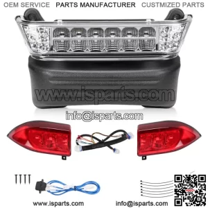 Golf Cart LED Headlight Tail Light Kit with Turn Signal for Club Car Precedent
