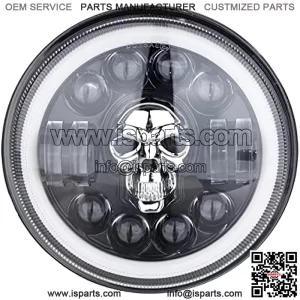 7 Inch Motorcycle LED Headlight, Mcmotoring Motorcycle Led headlight Compatible with for Harley Davidson Daymaker/Touring/Softail/FLD etc