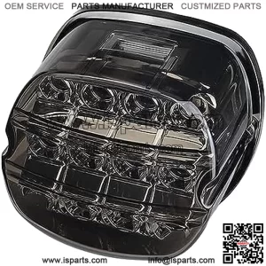 Black Strobing LED Tail Light Upgrade HD Tail Lights Assemblies for Harley Dyna Road King Electra Glide Street Bob Touring, harley davidson parts, led lights for motorcyclesBlack