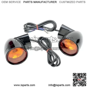 Drag Specialties Bullet-Style Front Turn Signals For Harley 1986-2023