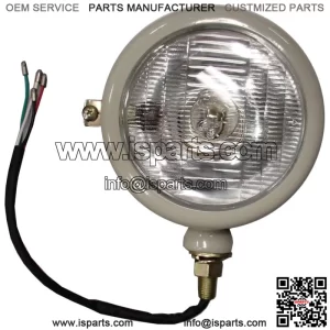 1100-6000 12V Gray Head Light Assembly Fits Ford 2N 8N 9N 600 800 NAA - Left Han