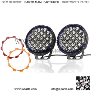 2X 7 Inch LED Work Lights Round Offroad Driving Fog Pods Pickup SUV UTV (For: More than one vehicle)